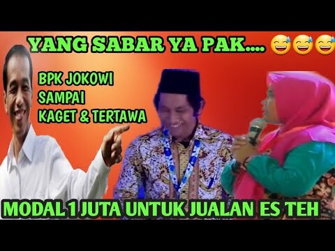 MOMEN LUCU PRESIDEN JOKOWI TERTAWA NGAKAK!! SAAT BERBINCANG DENGAN PEDAGANG KECIL