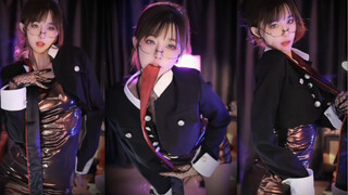 Yu Duoduo Dudu dance recording patent leather small gold dress tie version Got it