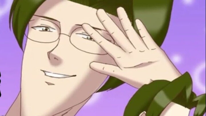 The character's chin is so sharp that it can kill people. This is the most ridiculous show that B st