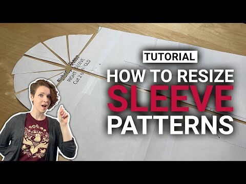 How to Resize Sleeve Patterns | Sewing Tutorial