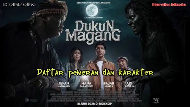 Daftar pemeran dan karakter film horror Indonesia Dukun Magang 2026