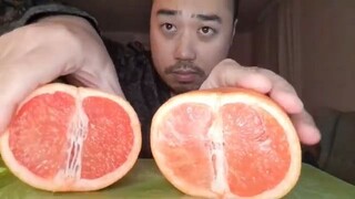 ASMR Sweet & Juicy Grapefruit - Eating Sounds &  Cutting