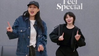 男团舞！TWICE朴志效与Seventeen成员《音乐之神》舞蹈挑战！