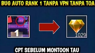 BUG TERBARU!!! | CARA UBAH RANK5 JADI AUTO RANK1 PROMO DIAMOND KUNING MOBILE LEGEND | BUG ML