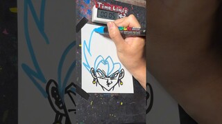 【ASMR】Drawing Vegito in 40 Sec