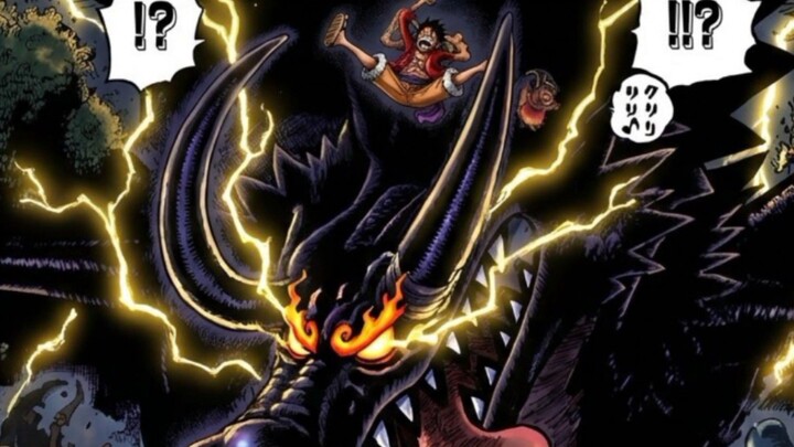 Nakama Luffy Ketakutan Saat Luffy Menaiki Naga Hitam Raksasa