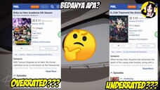 " Anime underrated itu apa sih? Anime overrated itu apa? " sini ku jelasin