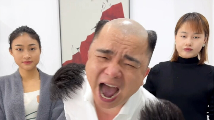 男人不能呗脱发形象了泡妞。