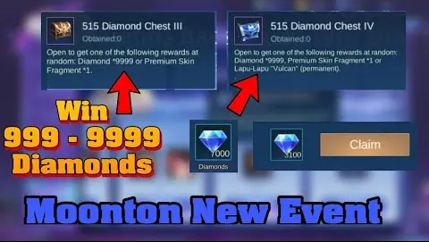 How to Win 999 - 9999 Diamonds in Moonton New Event - MLBB