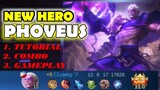 UNKILLABLE New Hero PHOVEUS! Combo Tutorial | Item build | MVP Gameplay | Mythic