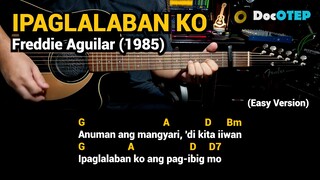 Ipaglalaban Ko - Freddie Aguilar (1985) Easy Guitar Chords Tutorial with Lyrics Part 2 REELS