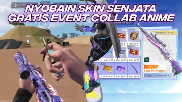 Review Skin Senjata Gratis Kar98k Event Collab Anime Seven Deadly Sins🔥
