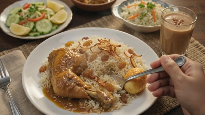 Bangladeshi Chicken Roast & Polao Wedding Style ASMR | TheHungryBong