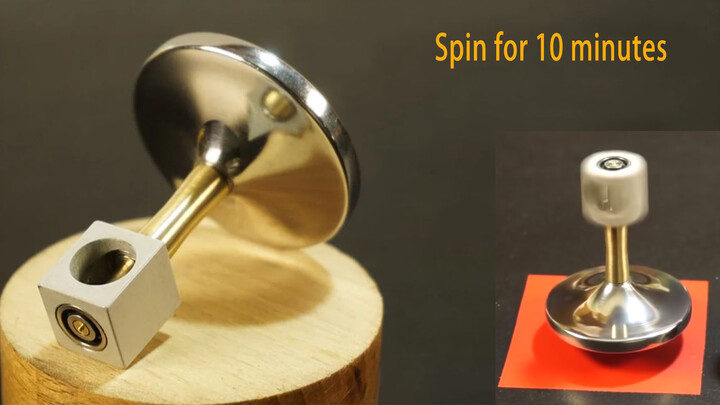 【Craft for Lefties】Making a long-lasting spinning top from steel