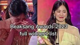 59th Baeksang Arts Awards 2023 | See The full list of winners