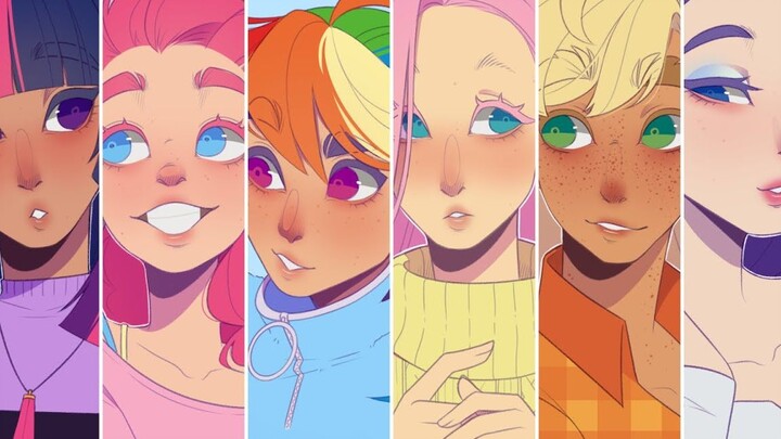 Có khi mình đã xem một phiên bản My Little Pony giả rồi! Nhóm nhân hóa MLP – Quá trình vẽ bằng SAI