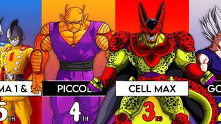 Top 10 Strongest Dragon Ball Super: Super Hero Fighters