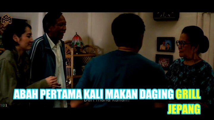 Abah Pertama Kali Makan Daging Grill Jepang