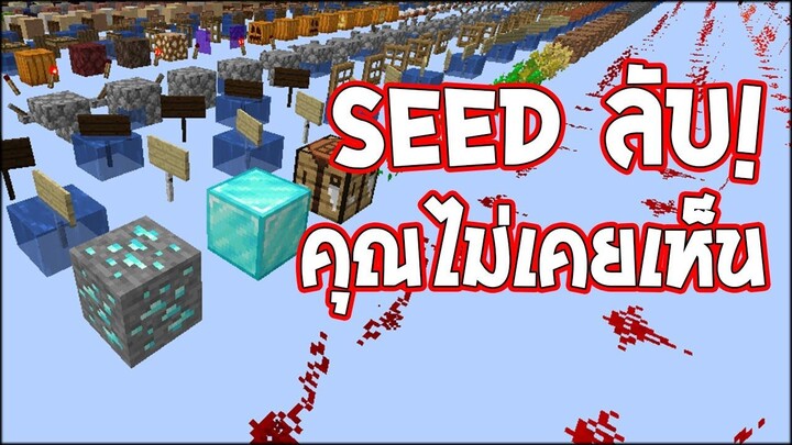 【Seed ลับ!】โลกแห่งนี้คุณไม่เคยเห็นแน่ ๆ | WzMinecraft