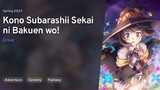 PV Kono Subarashii Sekai ni Bakuen wo!