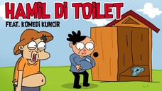 Cowok Melahirkan Di Toilet Bikin Ngakak | Kartun Lucu Acing