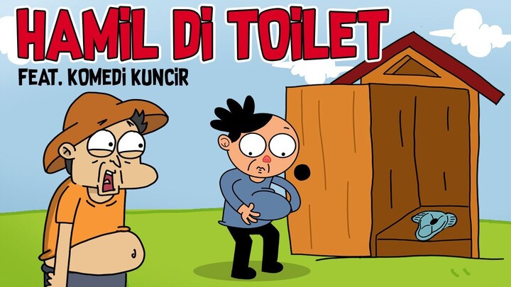 Cowok Melahirkan Di Toilet Bikin Ngakak | Kartun Lucu Acing