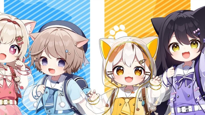 【🐾Kombinasi Vtuber penuh dengan anak kucing🐾】Anggota baru bergabung? ! PV Siluet 【Pesta Anak Kucing】