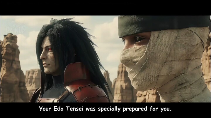 MADARA UCHIHA – ONE MAN VS ALLIED SHINOBI FORCES - AI REMAKE