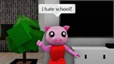 When peppa doesn't wanna go to school (meme) ROBLOX