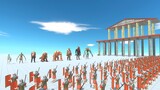 100 Ancient Humans vs Infernals - Animal Revolt Battle Simulator