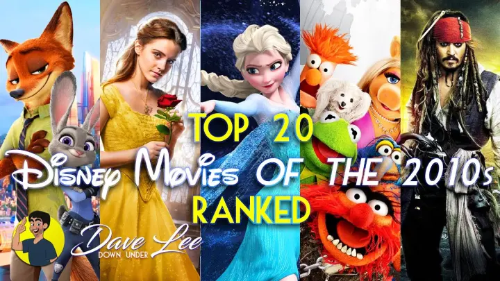 Best DISNEY MOVIES of the Decade (2010s) Ranked