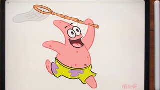 Patrick Star｜Vẽ tranh｜Dan Jiwei｜iPad Pro｜Apple Pencil｜Tạo ra