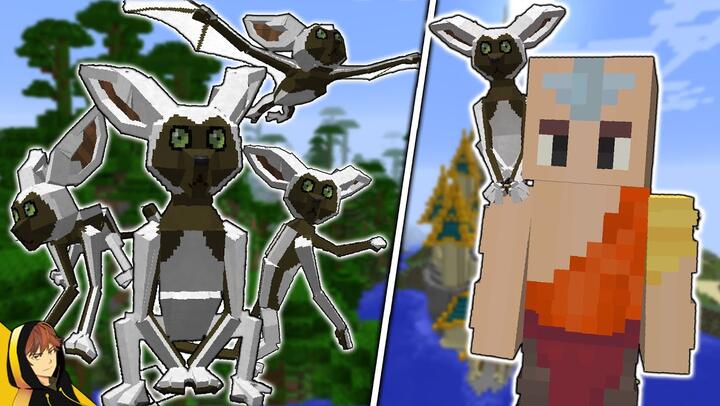 FLYING LEMUR MOD IS OUT!!! | Minecraft - Avatar the Last Airbender [Modded Showcase]