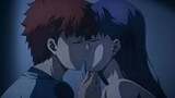 anime kissing waifu harem