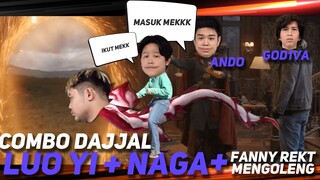 COMBO TIKTOK NAGA LUOYI - COMBO BANG NAGA SAMA ANDOG SI TOLOL MALAH DITROLL @Gustian REKT PAKE FANNY