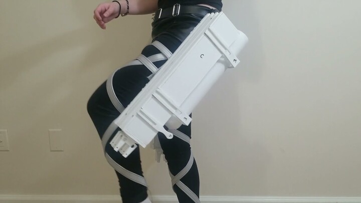 Painting Attack on Titan ODM gear, Leg boxes