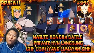 REVIEW GAME NARUTO Konoha HVN LANGSUNG DAPET 5 HERO SSR GRATIS SERTA UANG TIKET YANG  MELIMPAH