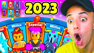 COMPRO RULETAS y CONSIGO TODAS las SKINS 2023! 😨 STUMBLE GUYS