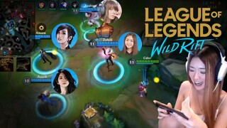 BIANCAKE playing WILD RIFT with Alodia, Ashley, Dexie, and Alexa