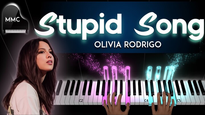 Stupid Song by Olivia Rodrigo piano cover/tutorial + sheet music