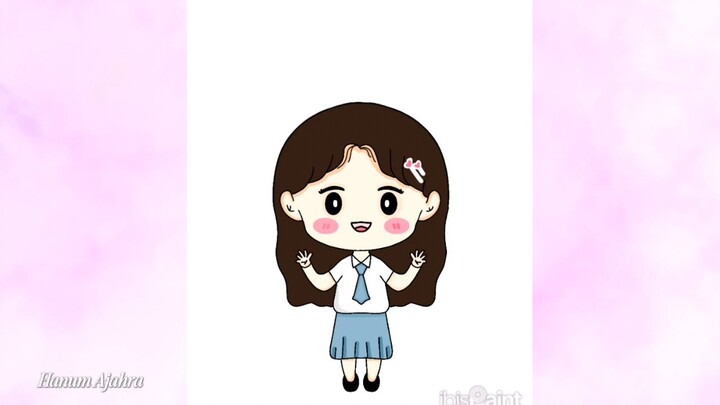 [Speed Paint] Gambar Chibi di Ibist Paint?