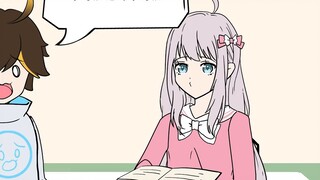 Episode 35-You were caught slacking off in class by the school beauty, so you stop pretending!!!