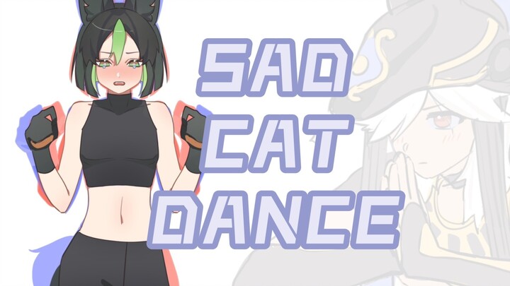 [ เก็นชินโอมแพกต์/meme] Sad cat dance but tinari