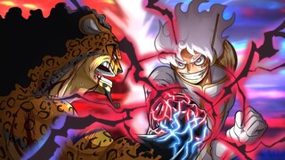 Luffy Gear 5 vs Rob Lucci THỨC TỈNH - One Piece