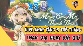 Give Away Tặng 3 Thẻ tháng Game Genshin Impact | Hướng dẫn cách Chơi và thể lệ !!!