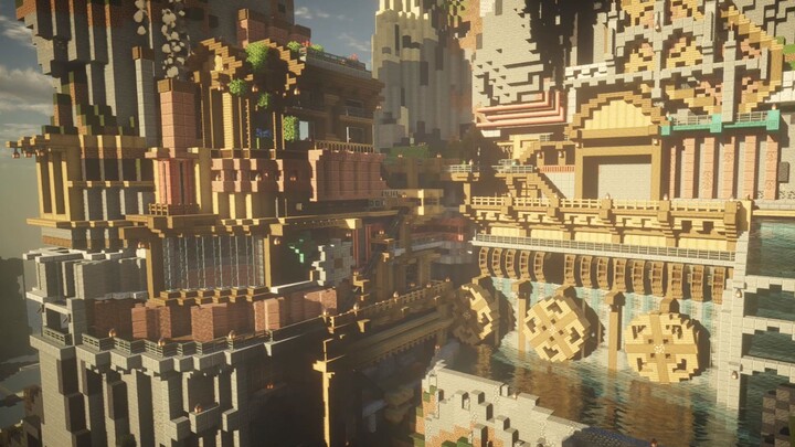 This time on the survival game, I’m going to transform an entire mountain into a steampunk landscape