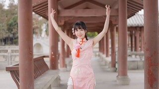 Tender and affectionate white silk cheongsam Yan Wuxi [Lingzhou]