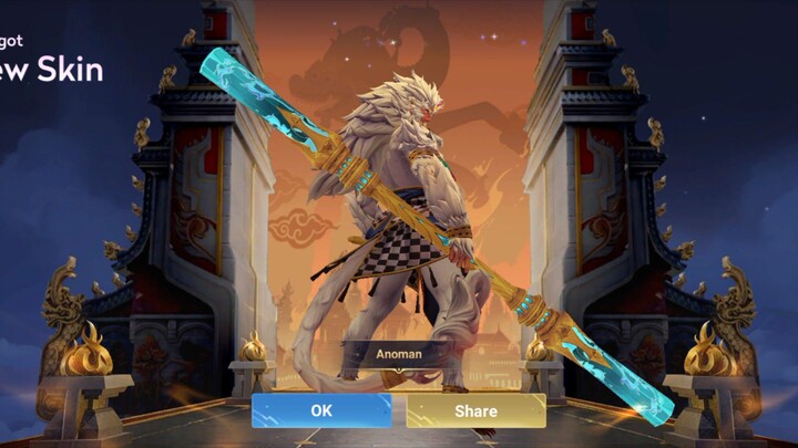 Anoman Skin for Wukong Heroes +Honor of Kings+