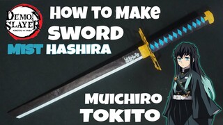 How to Make Demon Slayer Muichiro Tokito Sword, Kimetsu no Yaiba - Infinity Creation