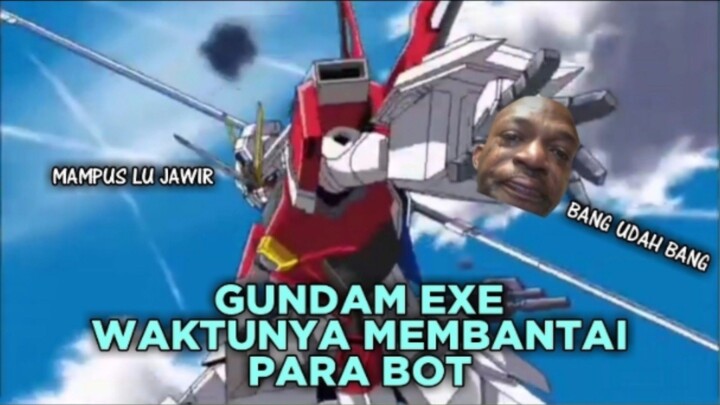 GUNDAM EXE || BANTAI PARA BOT TAPI KOK?? || GUNDAM SEED RENGOU - GUNDAM VS Z.A.F.T